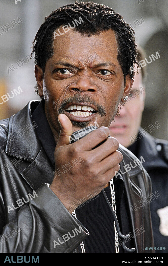 SAMUEL L. JACKSON en EL JEFE, 2005 (THE MAN), dirigida por LES MAYFIELD. Copyright NEW LINE CINEMA / GERLITZ, AVA V.
