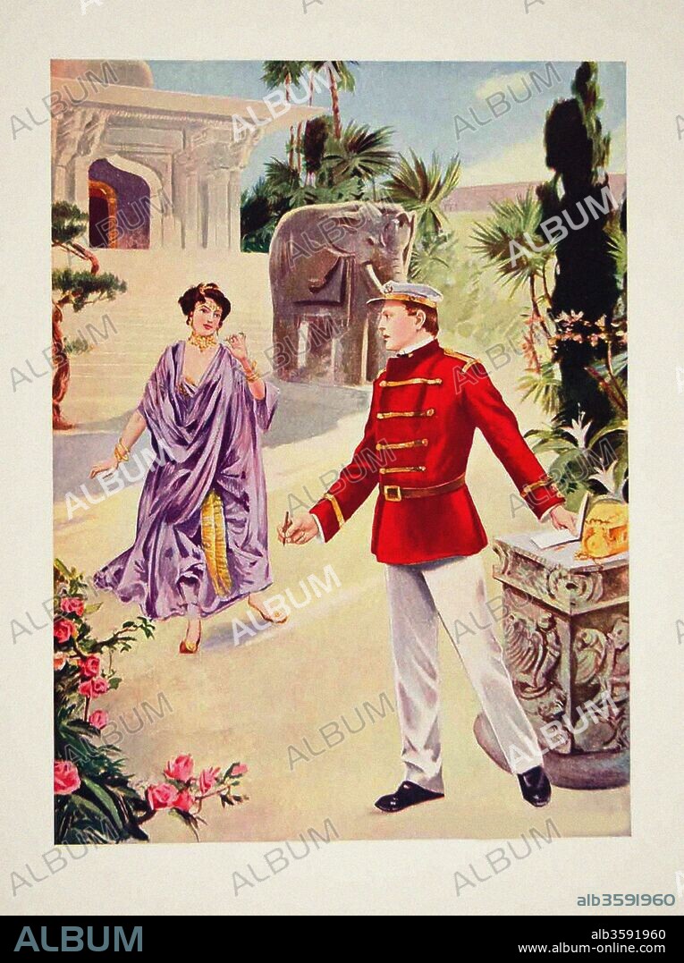 WILLIAM DE LEFTWICH DODGE. Scene from the Opera Lakmé by Léo Delibes. Act I.