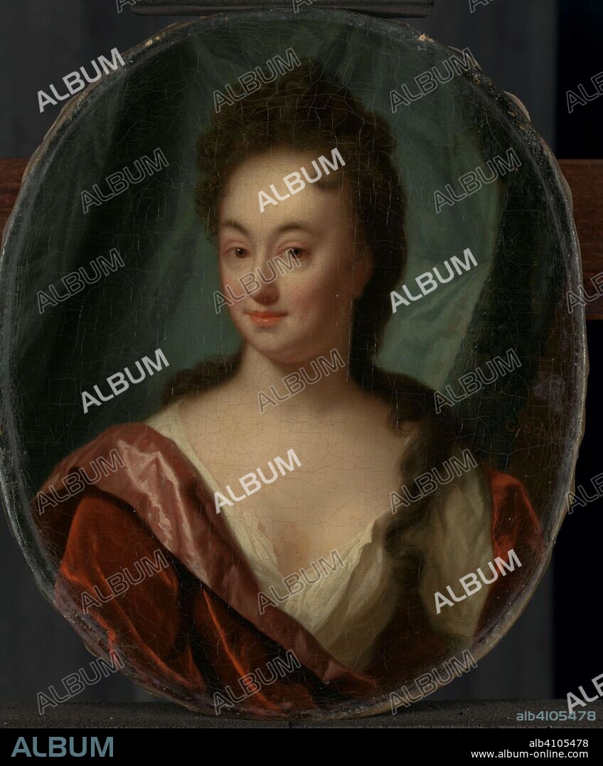GODFRIED SCHALCKEN. Miss van Gool, lady companion of Clara van Citters. Dating: 1699 - 1706. Measurements: h 30 cm × w 25 cm; d 5.5 cm.