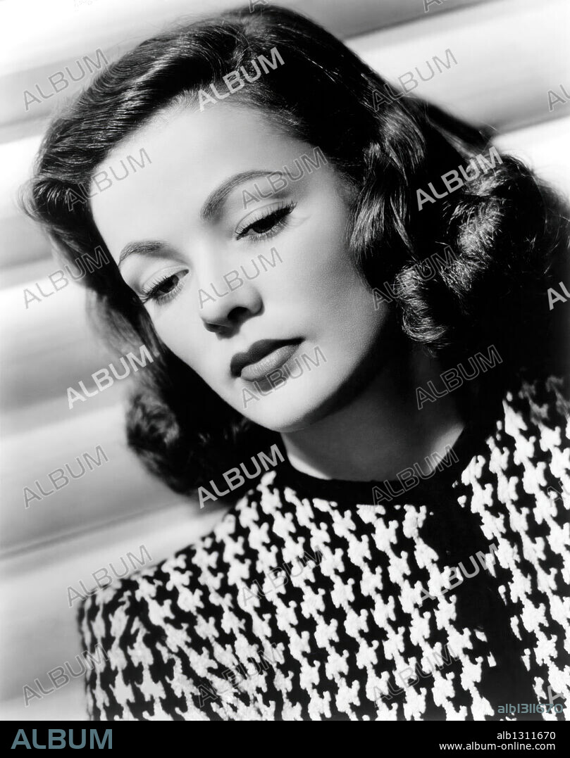 GENE TIERNEY. 1945