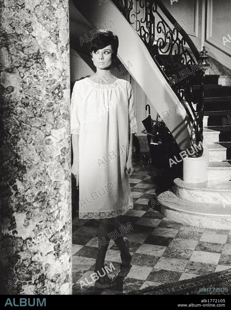 Audrey Hepburn in 'How To Steal a Million'. The British actress Audrey Hepburn acting in the film 'How To Steal a Million' by William Wyler. 1965.