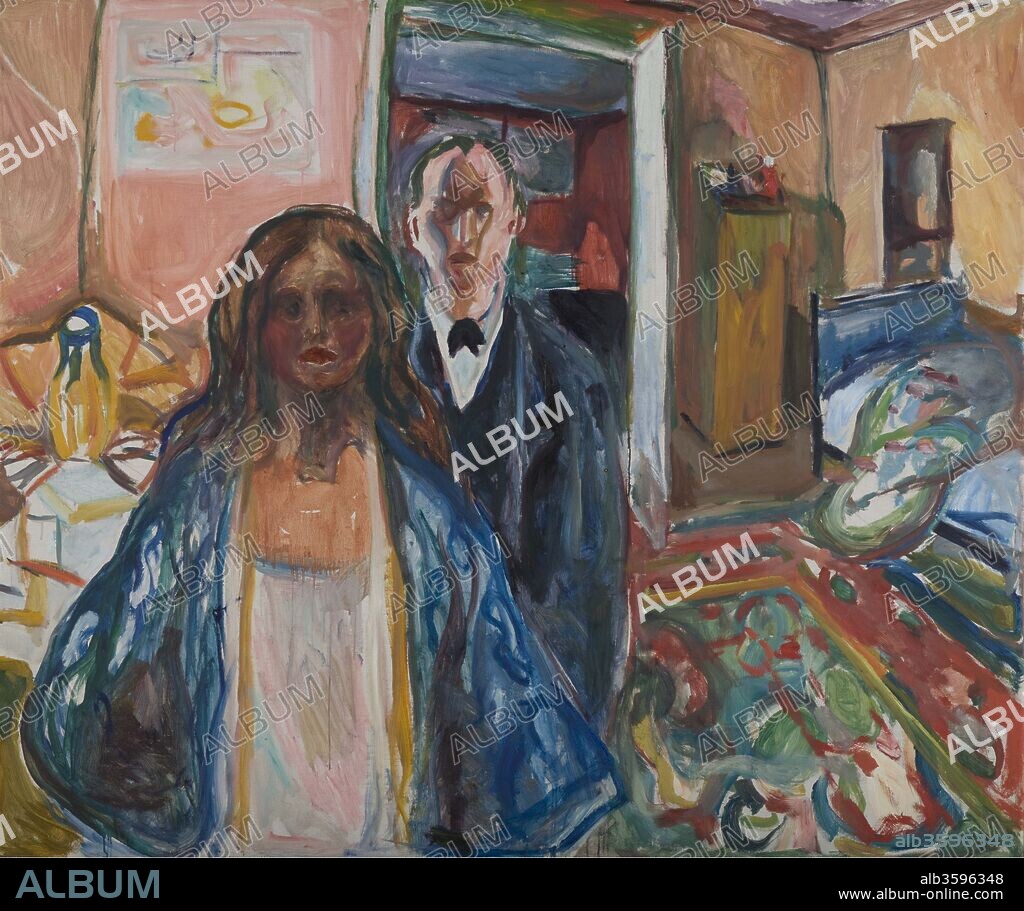 EDVARD MUNCH. The artist and his model.