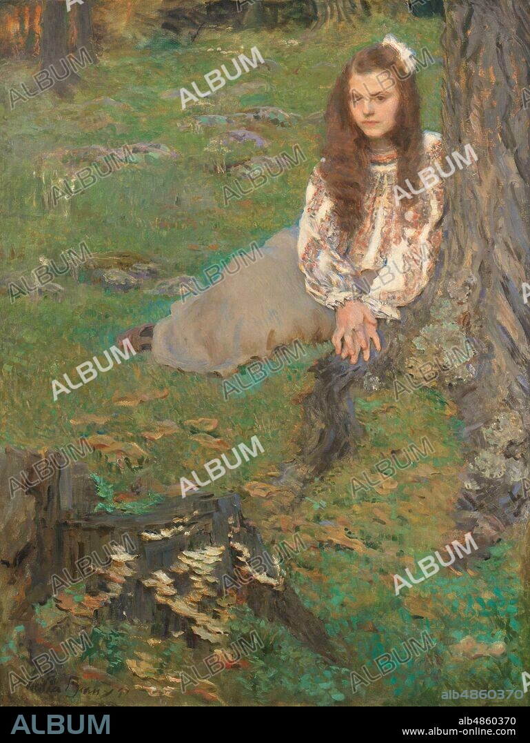 Cecilia Beaux. Dorothea in the Woods, 1897, oil on canvas. 135,3x102,2 cm.