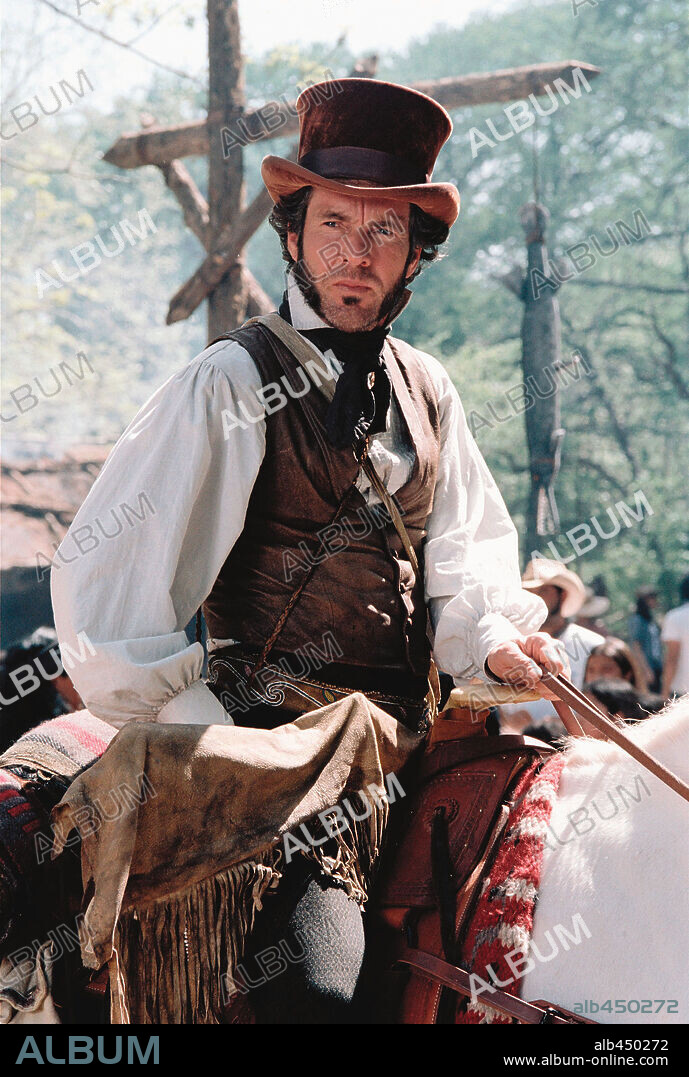 DENNIS QUAID en ALAMO, LA LEYENDA, 2004 (THE ALAMO), dirigida por JOHN LEE HANCOCK. Copyright BUENA VISTA.