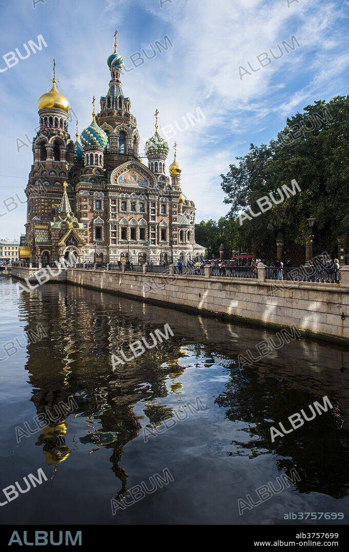 Church of the Saviour on Spilled Blood, UNESCO World Heritage Site, St. Petersburg, Russia, Europe.