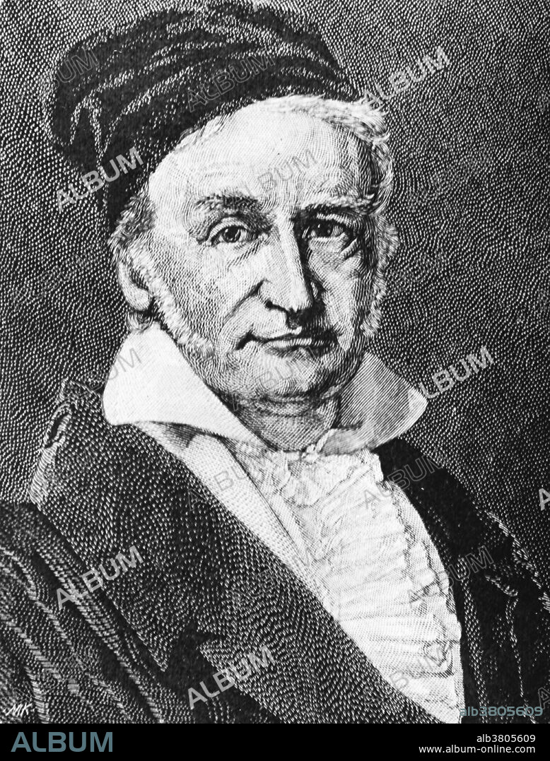 Johann Carl Friedrich Gauss (April 30, 1777 - February 23, 1855) was a German mathematician who contributed significantly to many fields, including number theory, algebra, statistics, analysis, differential geometry, geodesy, geophysics, mechanics, electrostatics, astronomy, matrix theory, and optics. Sometimes referred to as the Princeps mathematicorum and "greatest mathematician since antiquity", Gauss had an exceptional influence in many fields of mathematics and science and is ranked as one of history's most influential mathematicians. He was an ardent perfectionist and a hard worker. He was never a prolific writer, refusing to publish work which he did not consider complete and above criticism. When he died, in 1855 at the age of 77, his brain was preserved and was studied by Rudolf Wagner who found its mass to be 1,492 grams (slightly above average). Highly developed convolutions were also found, which in the early 20th century was suggested as the explanation of his genius.
