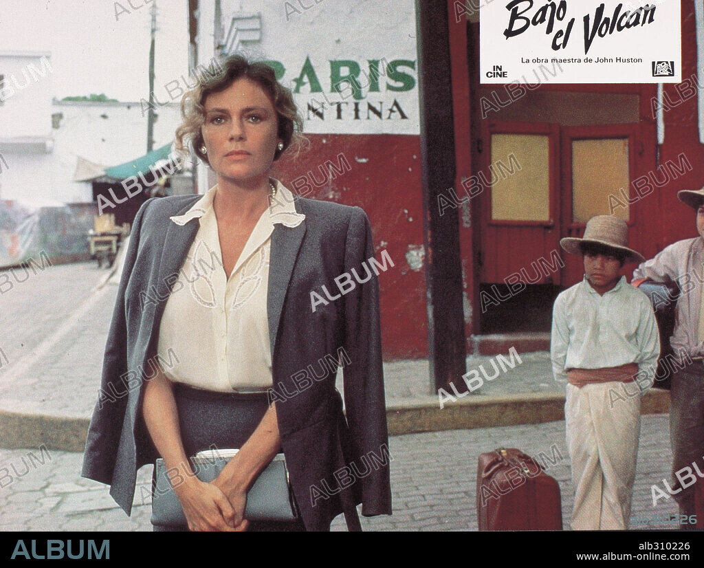 JACQUELINE BISSET en BAJO EL VOLCÁN, 1984 (UNDER THE VOLCANO), dirigida por JOHN HUSTON. Copyright UNIVERSAL PICTURES.