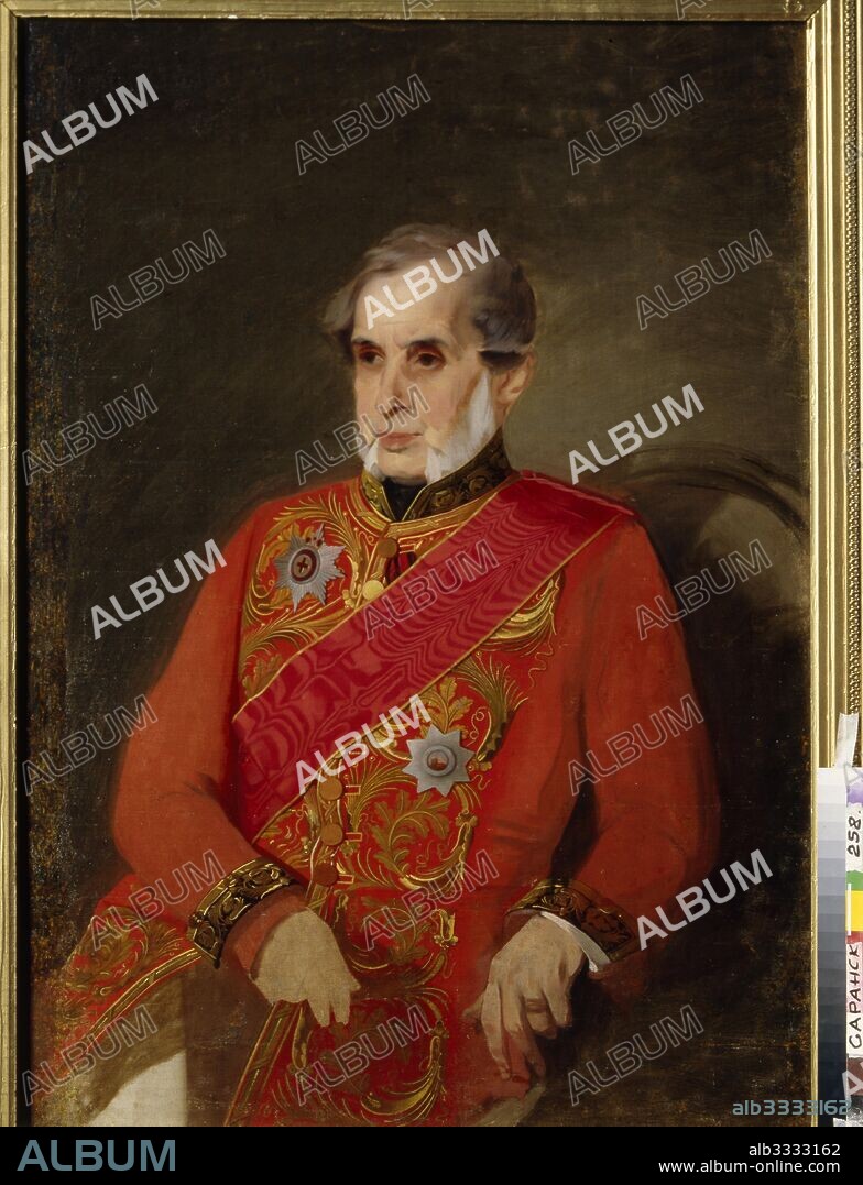 IVAN KOSMICH MAKAROV. Portrait of Count Alexander Vasilyevich Kochubey (1768-1834).