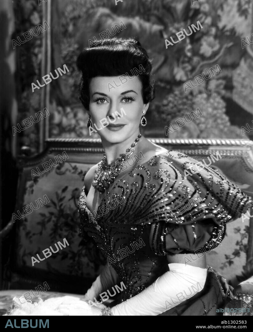PAULETTE GODDARD en UN MARIDO IDEAL, 1947 (AN IDEAL HUSBAND), dirigida por ALEXANDER KORDA. Copyright LONDON FILMS.