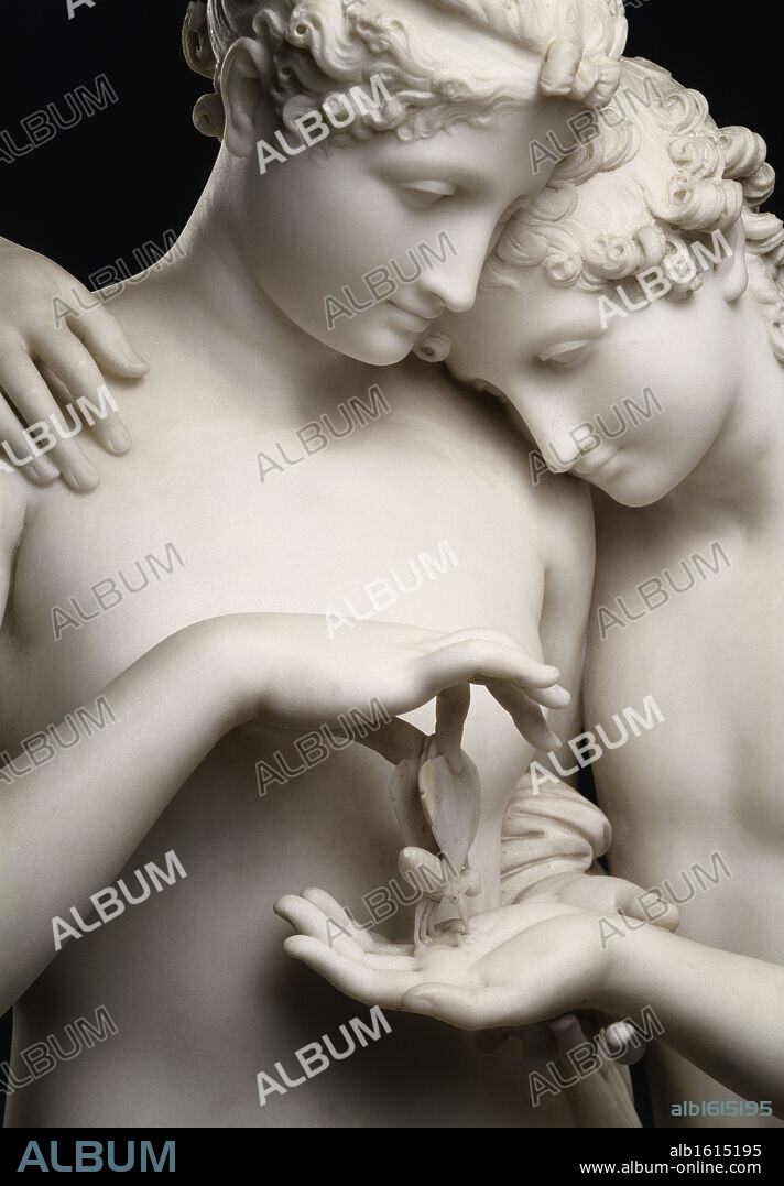 Cupid and Psyche (Detail)  1808  Antonio Canova (1757-1822 Italian)  Marble  State Hermitage Museum, St. Petersburg, Russia.