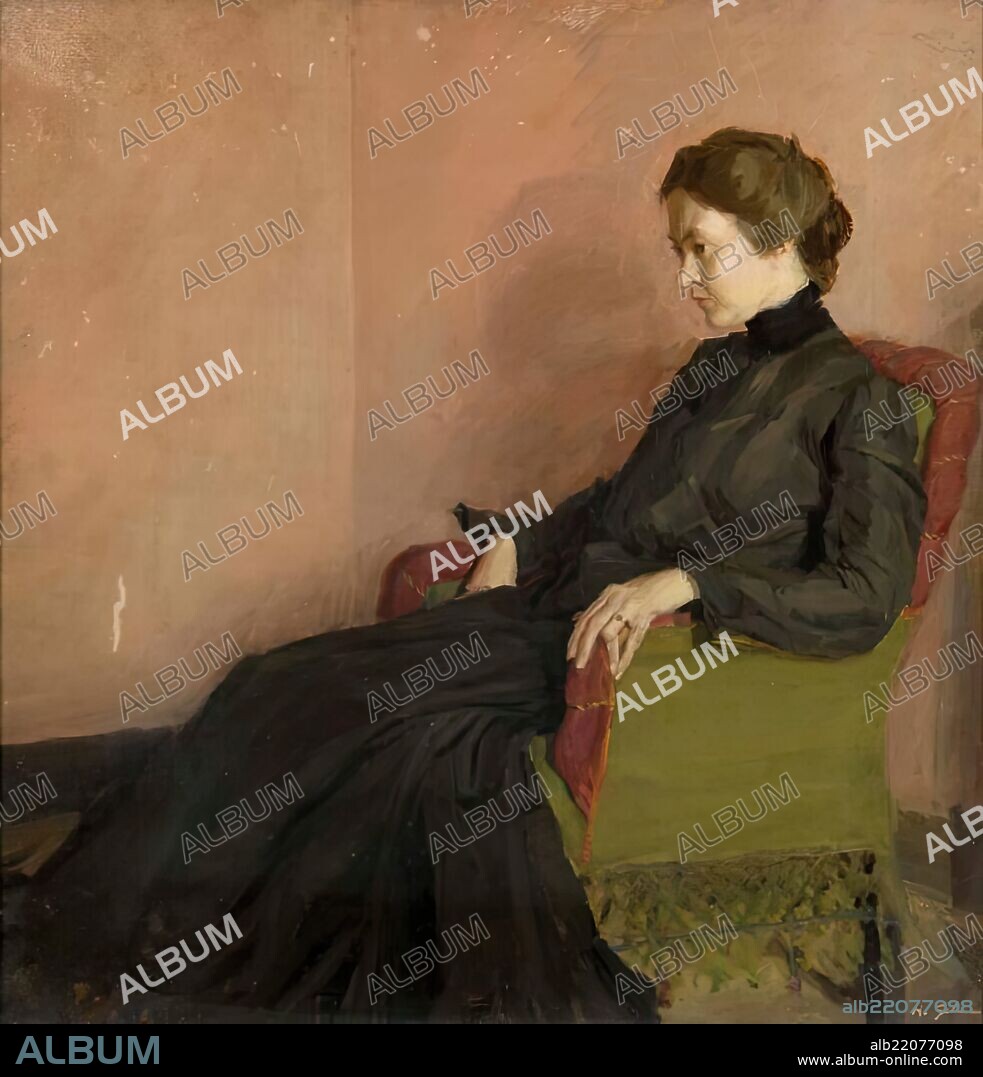 HAROLD GILMAN. Grace Canedy, the artist's first wife, c1904. Gilman's first wife, Grace Canedy, whom he met in Madrid in 1903-4.  Their marriage did not last long as Grace did not approve of Gilman's career as an artist.  She left him in 1909, taking their three children with her.