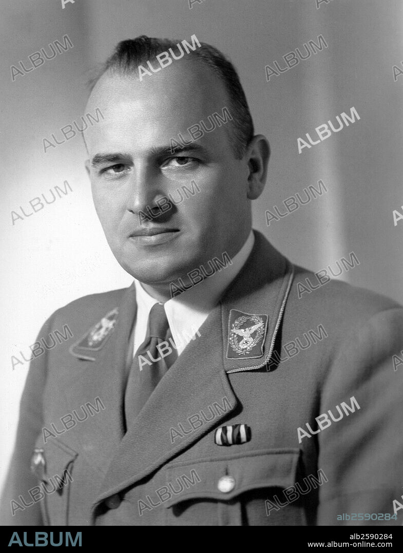 Photograph of Wilhelm Frick (1877-1946) German politician of the Nazi Party, who served as Reich Minister of the Interior in the Hitler Cabinet. Dated 1933.