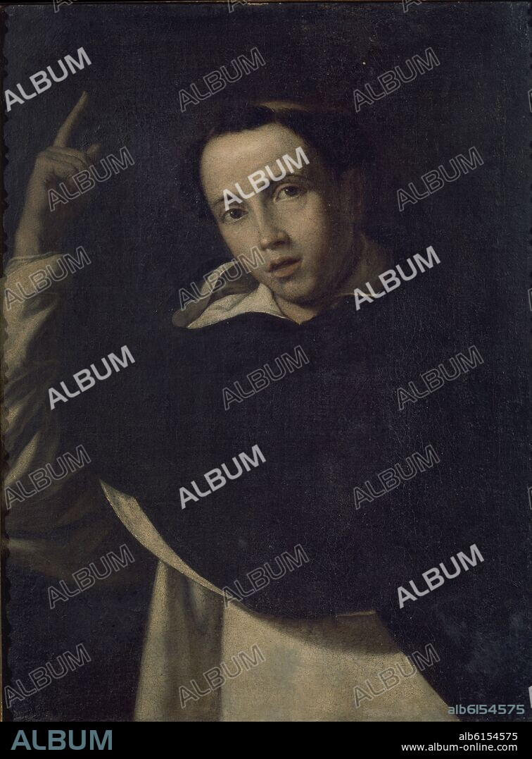 JACINTO ESPINOSA JERONIMO (1600-1667). SAN VICENTE FERRER - SIGLO XVII - LIENZO - 83X53 CM - BARROCO ESPAÑOL - ESCUELA VALENCIANA.