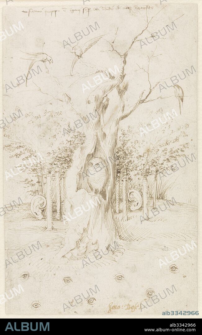 HIERONYMUS BOSCH. The Wood Has Ears, The Field Has Eyes.