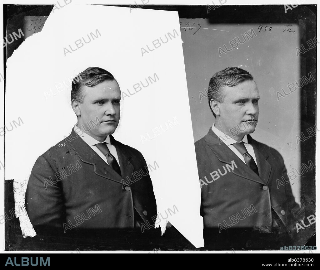 Stephen Benton Elkins of New Mexico, 1865-1880. Elkins, Hon. S.B. of New Mexico, between 1865 and 1880. [Industrialist, lawyer, politician, businessman and Union Army soldier: captain of militia in the 77th Missouri Infantry; Secretary of War; president of the Santa Fe National Bank].