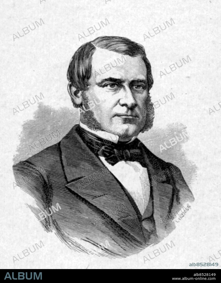 OKÄNT FOTODATUM.. Louis Gerhard de Geer, 1818-1896. De Geer var Sveriges första statsminister 1876-1880. Foto: Pressens Bild Kod: 194.