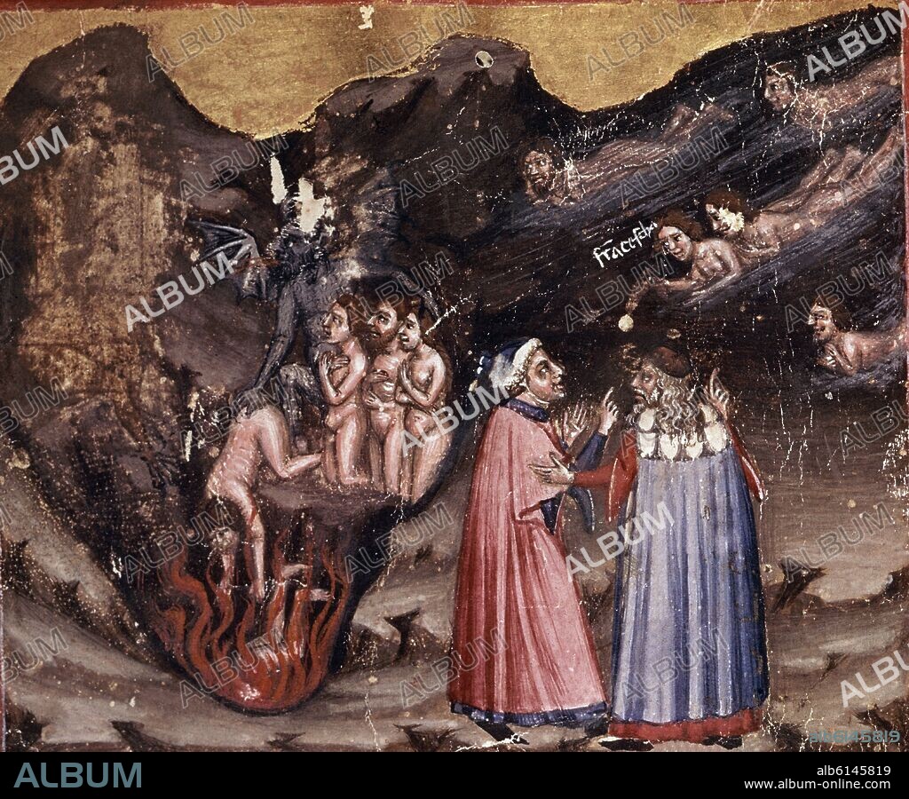 DANTE ALIGHIERI. *DIVINA COMEDIA-ENCUENTRO PAOLO Y FRANCESCA.