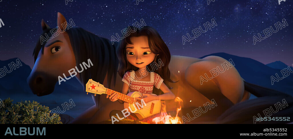 SPIRIT: INDOMABLE, 2021 (SPIRIT UNTAMED), dirigida por ELAINE BOGAN y ENNIO TORRESAN JR.. Copyright DREAMWORKS ANIMATION.