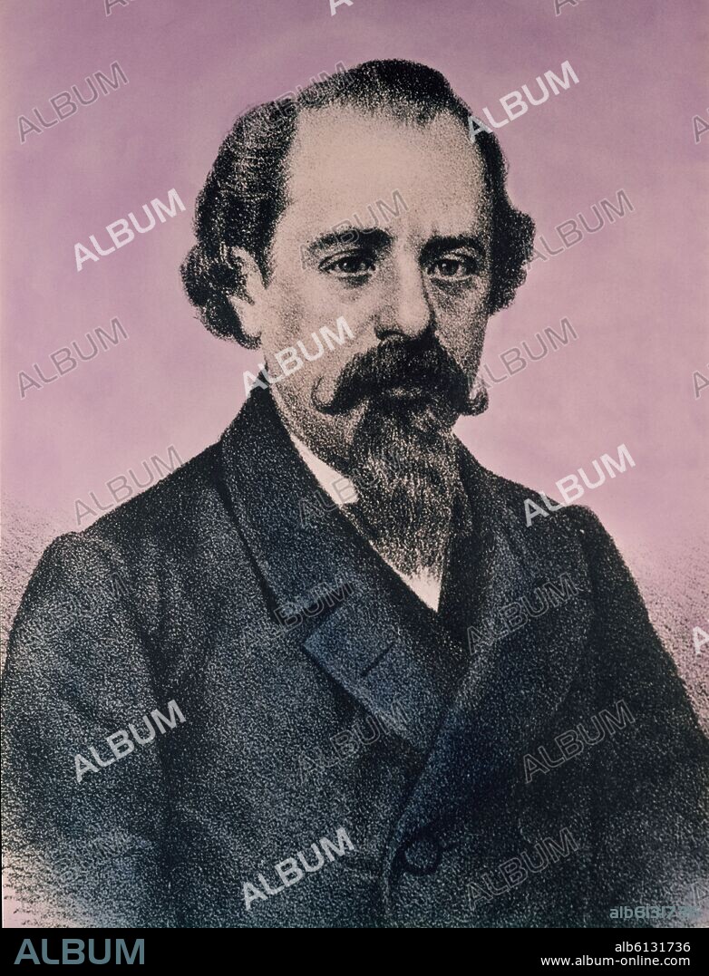 AUTOR LIBRE 01307. ADELARDO LOPEZ DE AYALA (1828-1879) - GRABADO SIGLO XIX.