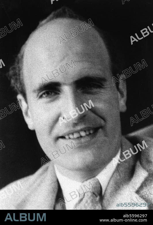 Trott zu Solz, Adam Jurist and diplomat, Resistance fighter of 20 July 1944. Hitler assassination plot. (9 August 1909 Potsdam - 26 August 1944, executed). - Portrait - c. 1944.