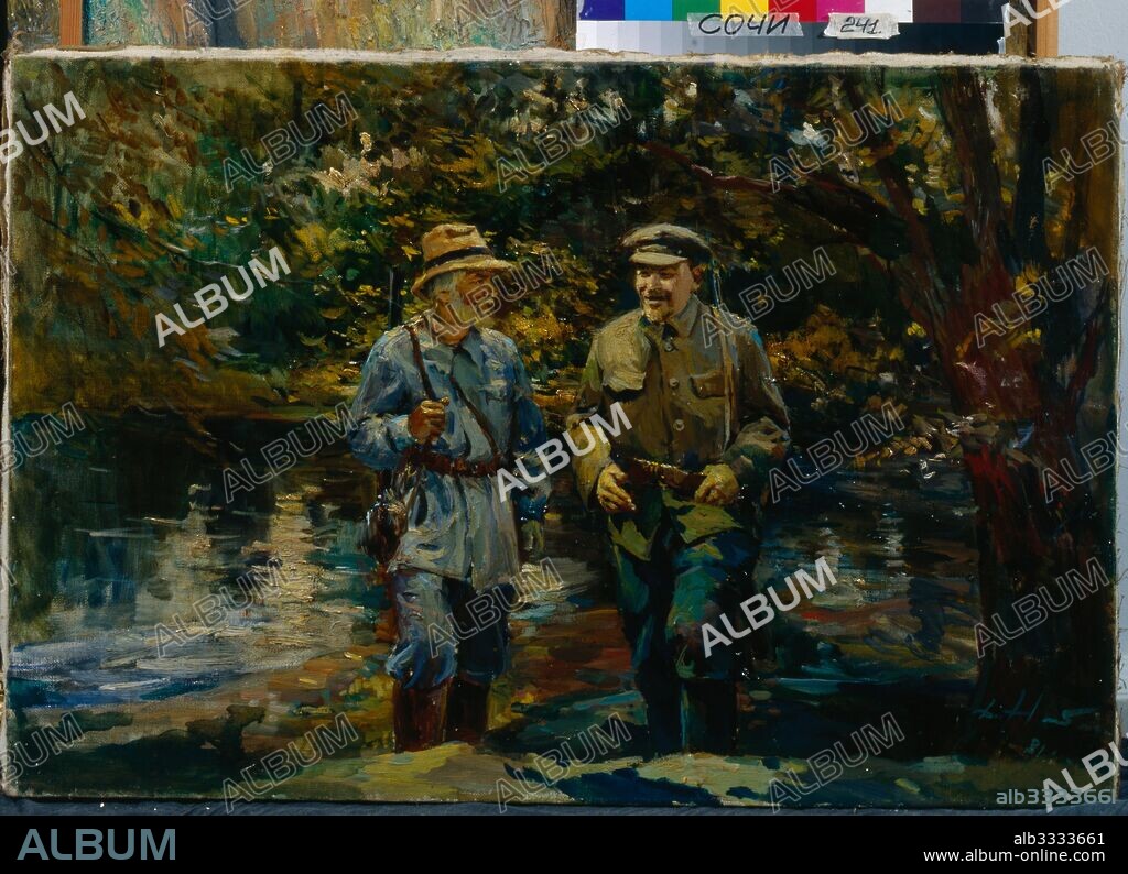 DMITRI ARKADYEVICH NALBANDIAN. Vladimir Lenin On The Hunt.
