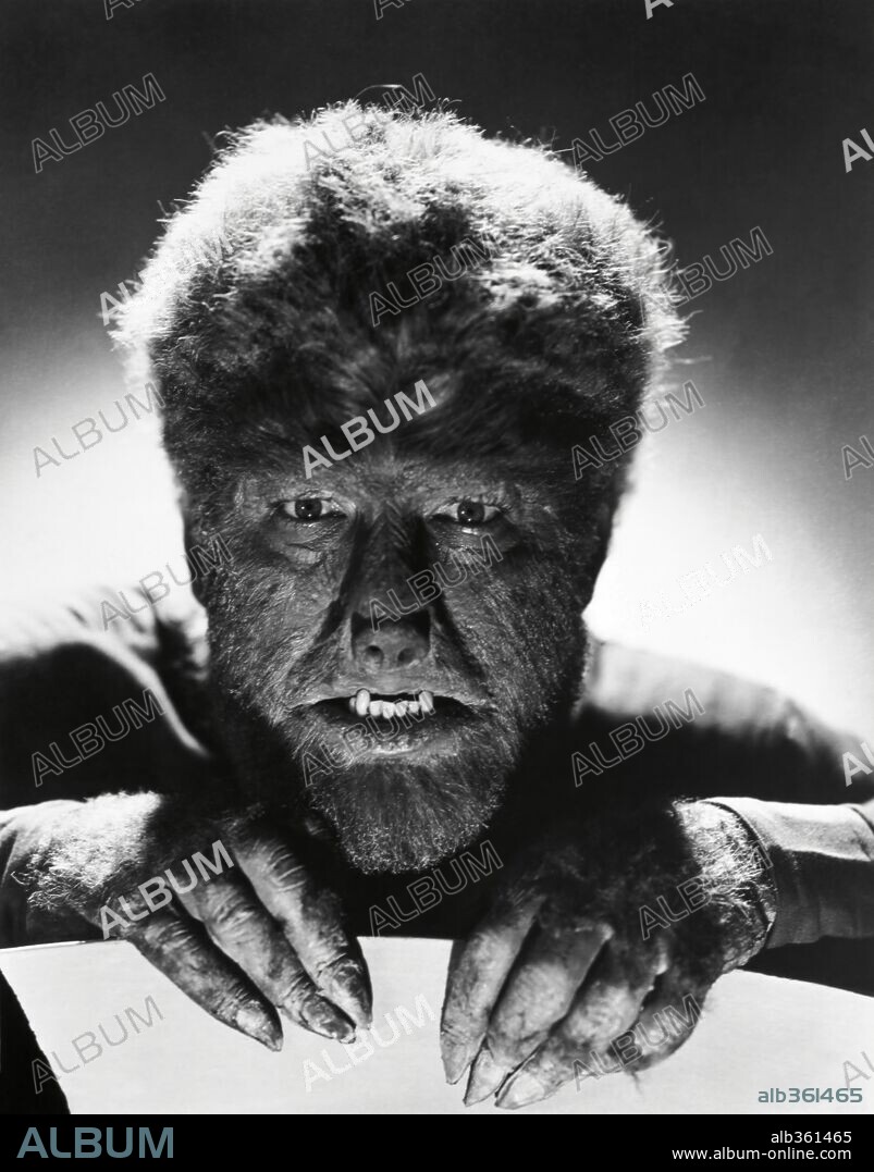 LON CHANEY JR. en EL HOMBRE LOBO, 1941 (THE WOLF MAN), dirigida por GEORGE WAGGNER. Copyright UNIVERSAL PICTURES.