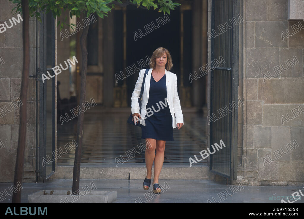 Barcelona, 29/8/2017. Reunión ejecutiva del gobierno de la Generalitat de Cataluña, presidido por Carles Puigdemont. En la foto, la conseller Meritxell Borrás Fotos: Inés Baucells. Archdc.