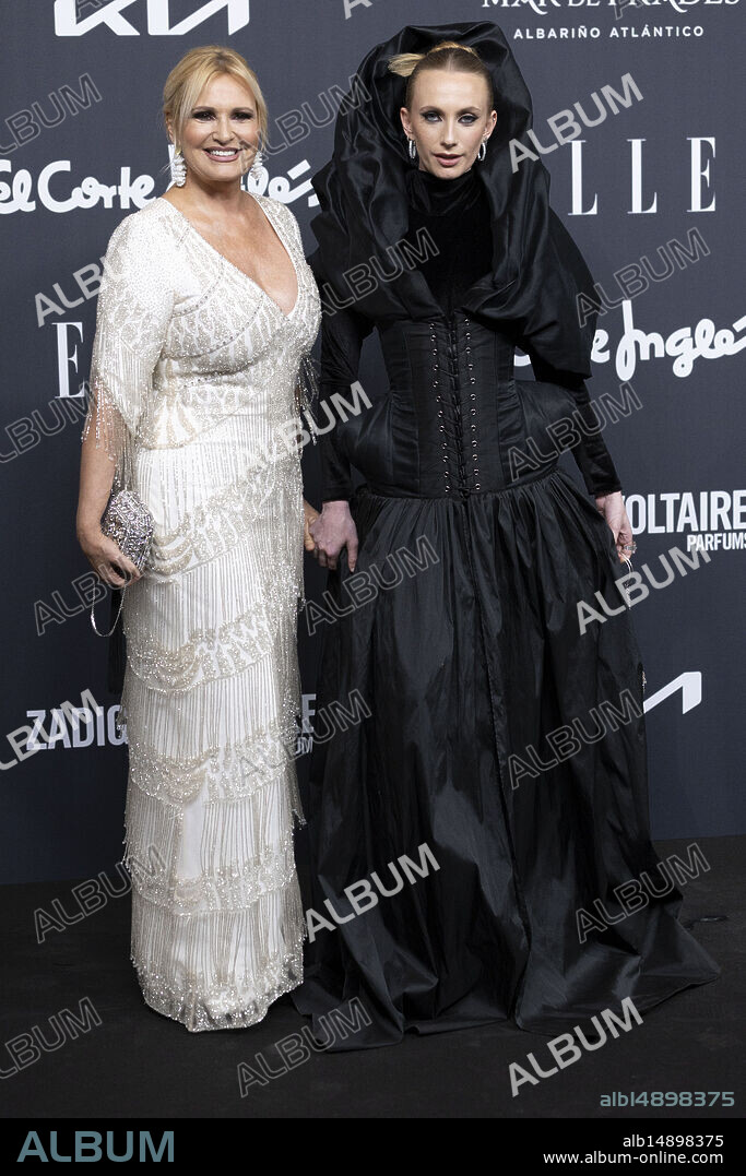 Ainhoa Arteta (L) and Sarah Croft Arteta (R) attended 'the ELLE Style Awards 2025' Photocall at the Royal Theater' on June 4, 2025 in Madrid, Spain.