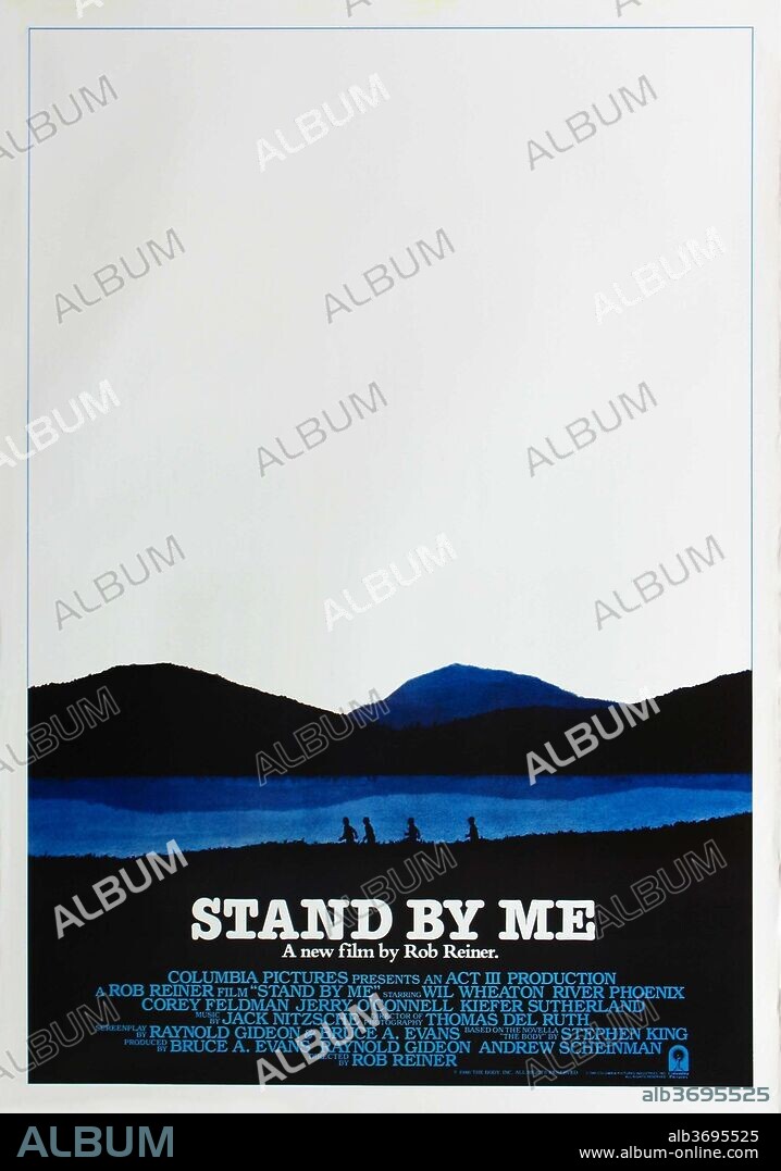 Poster of STAND BY ME, 1986, directed by ROB REINER. Copyright COLUMBIA PICTURES.