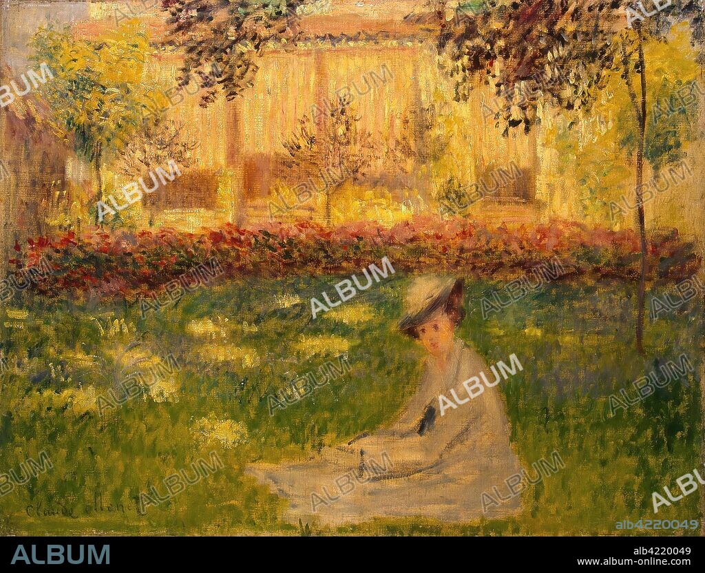 CLAUDE MONET. 'Woman in the Garden'. France, 1876. Dimensions: 50x65,5 cm.