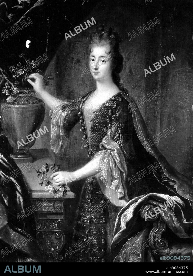 Marie-Anne de Bourbon, Princesse de Conti, attributed to Pierre Gobert.