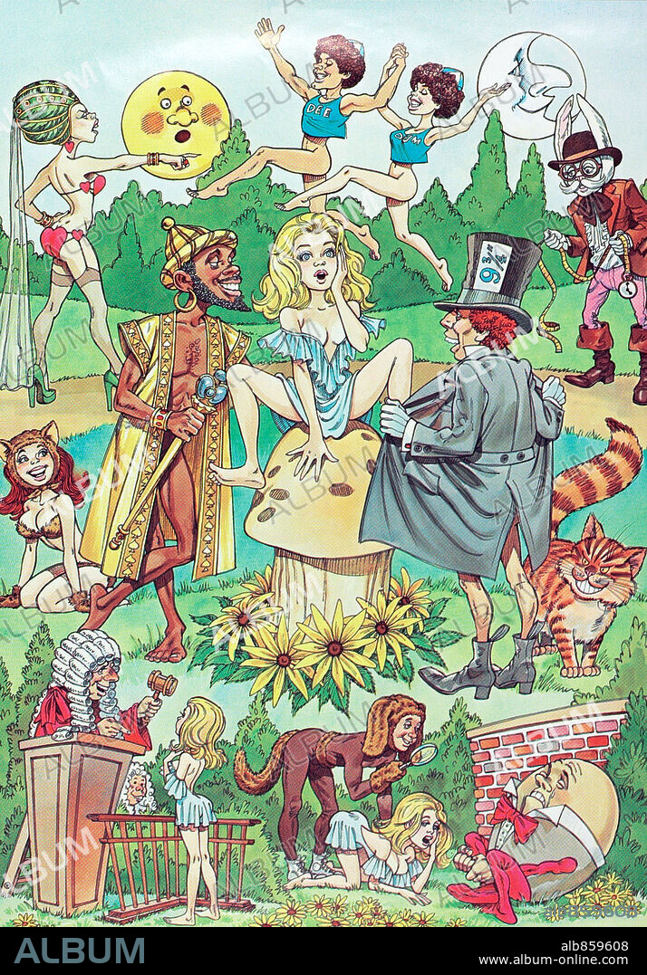 Plakat zu ALICE IN WONDERLAND, 1976, unter der Regie von BUD TOWNSEND.