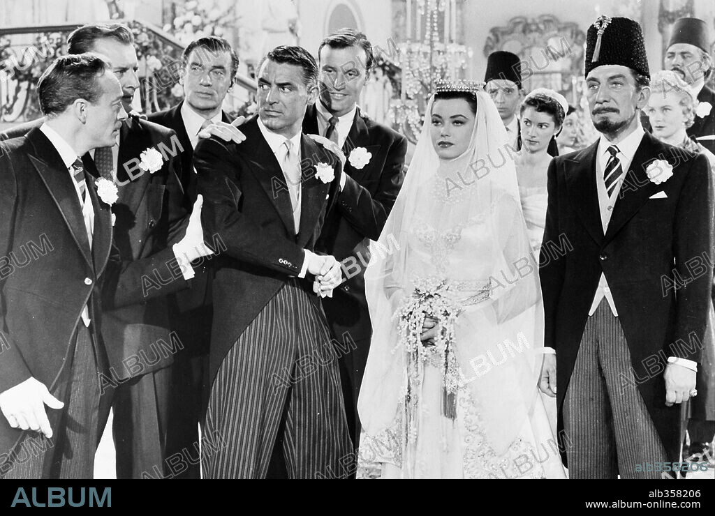 BETTA ST. JOHN and CARY GRANT in DREAM WIFE, 1953, directed by SIDNEY SHELDON. Copyright M.G.M.