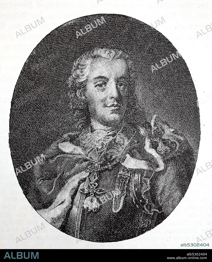 Prince Karl Alexander of Lorraine and Bar, 12 December 1712 - 4 July 1780, was the 52nd Grand Master of the Teutonic Order, Imperial Field Marshal of the Austrian Habsburgs from 1761 to 1780 and Governor and Captain General of the Austrian Netherlands from 1744 to 1780.