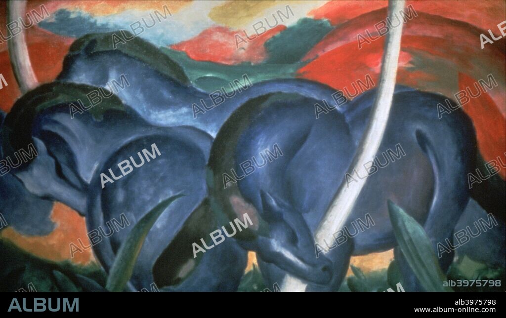 'Blue Horses', 1911.