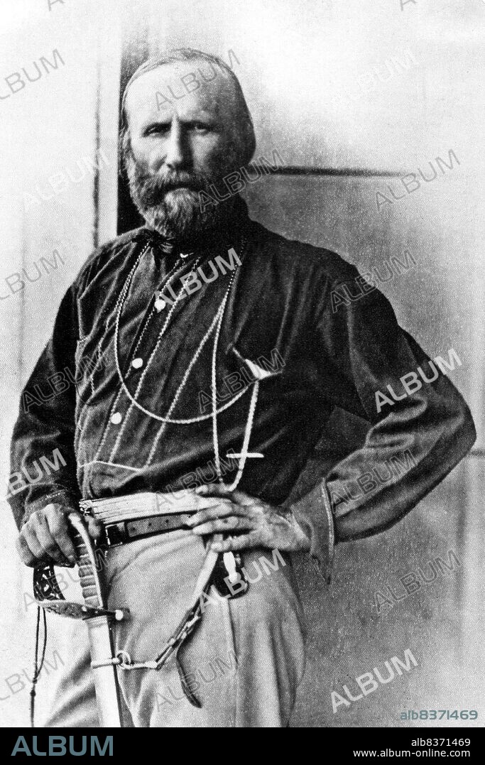 Giuseppe Garibaldi (4 July 1807 in Nice 2 June 1882 on Caprera) was an Italian general, politician and nationalist who played a large role in the history of Italy.<br/><br/>. He is considered, with Camillo Cavour, Victor Emmanuel II and Giuseppe Mazzini, as one of Italy's 'fathers of the nation'.