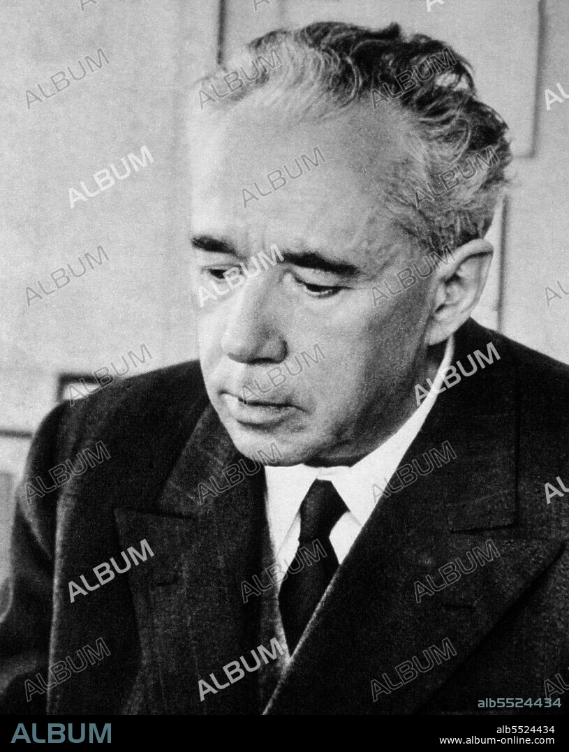 NATTA , GIULIO. QUIMICO ITALIANO . 1903 - 1979. PREMIO NOBEL DE QUIMICA EN 1963 REPRODUCCION FOTO.