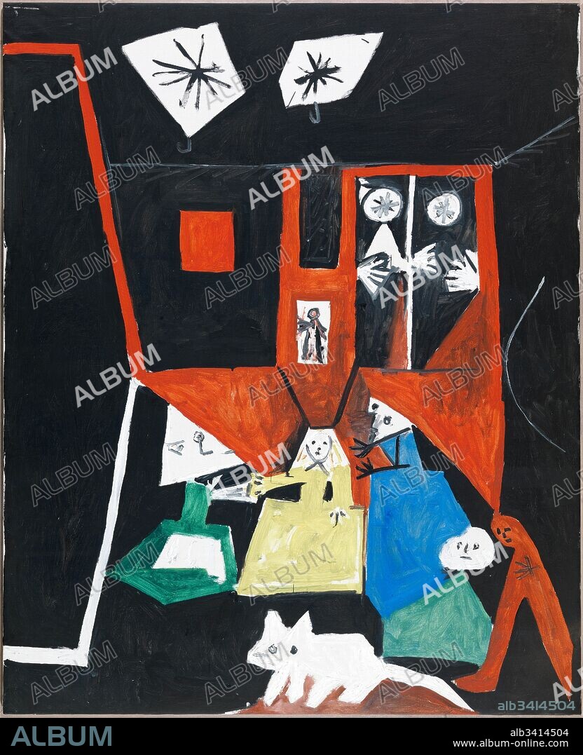 Pablo Picasso / "Las Meninas (conjunto)", 1957, Oil on canvas, 161 x 129 cm, MPB 70,464.
