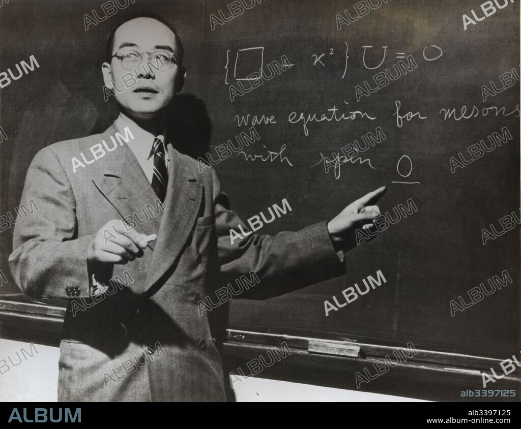 Hideki Yukawa (1907-1981), Japanese physicist, Nobel Prize winner in 1949.