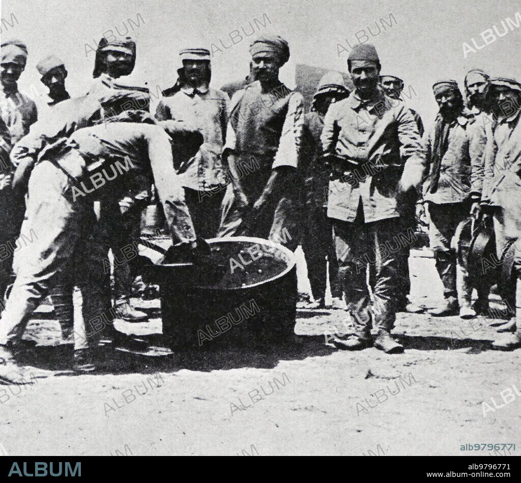 Turkish orderlies at the cookhouse on Galipoli. The Gallipoli campaign was a military campaign in the First World War that took place on the Gallipoli peninsula, from 17 February 1915 to 9 January 1916.