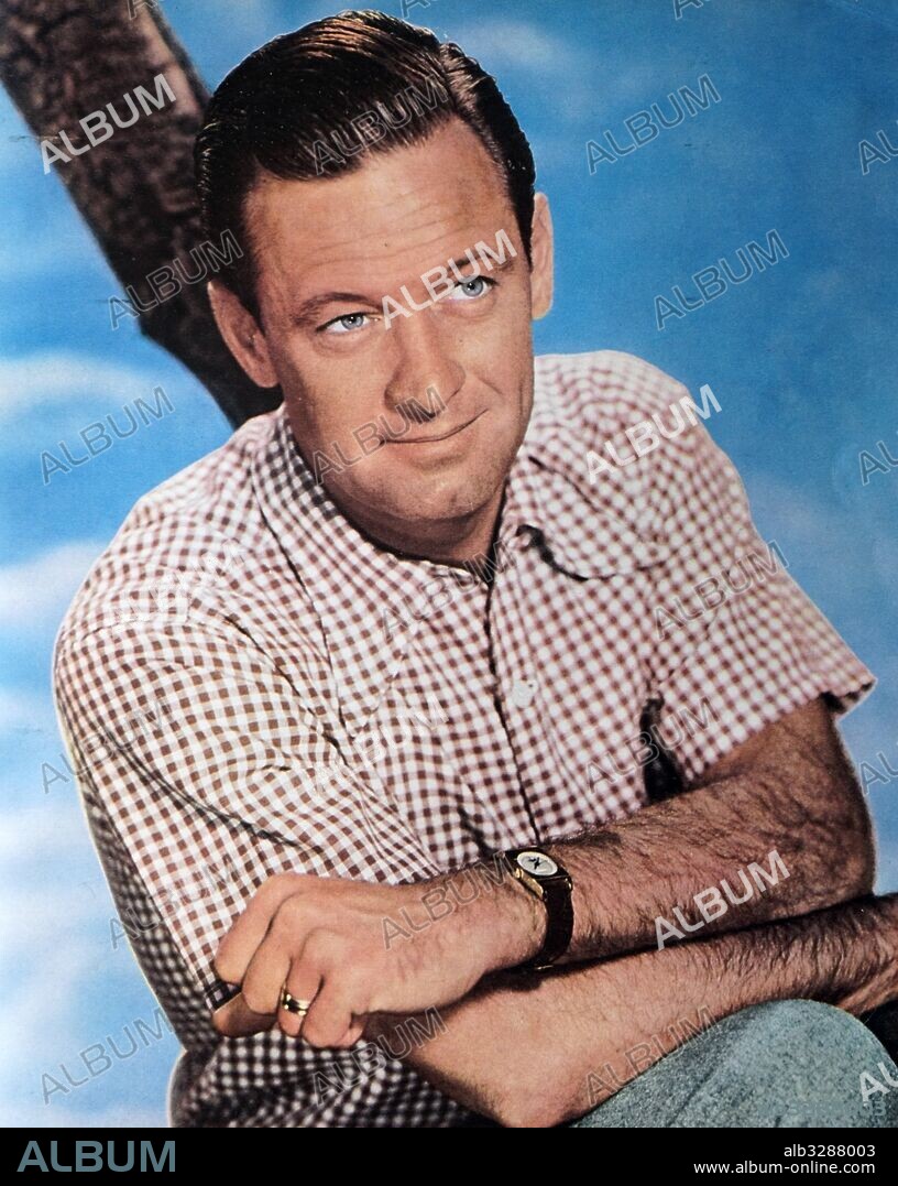 Photographic portrait of William Holden (1918-1981) an American actor. Dated 20th Century.