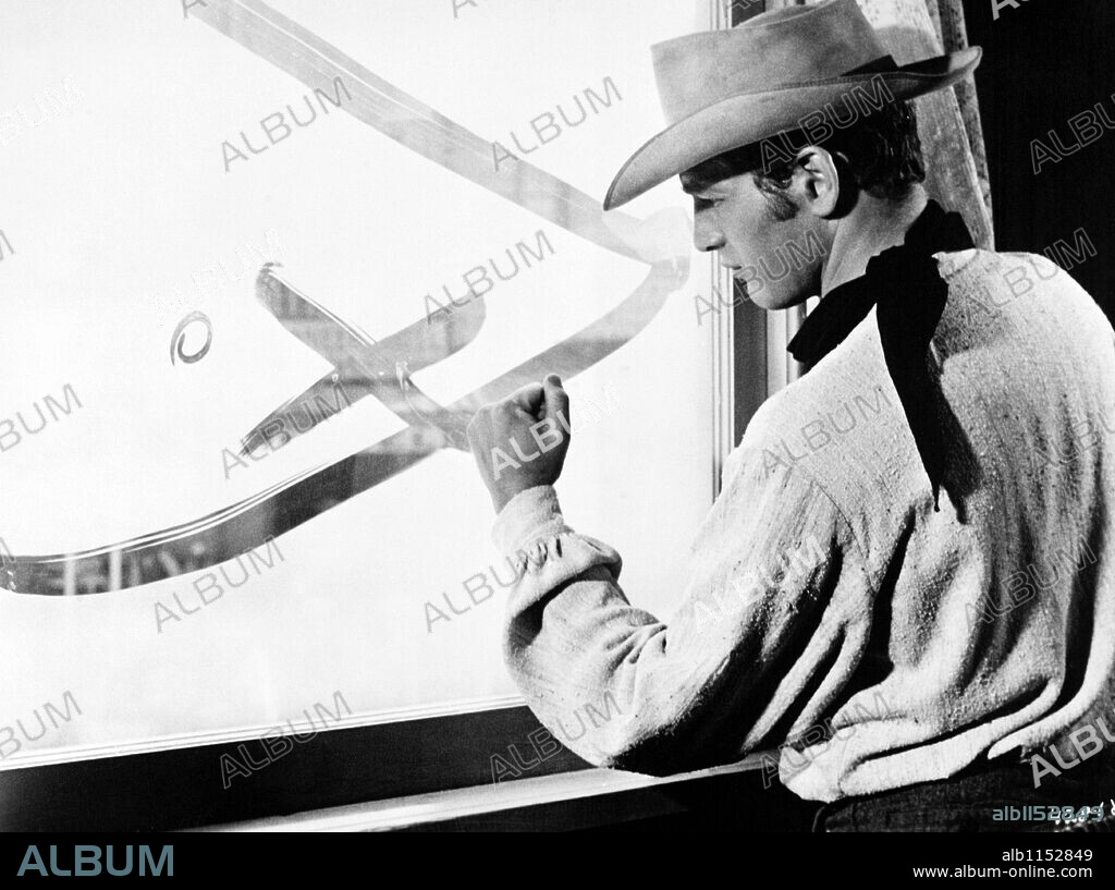 PAUL NEWMAN in THE LEFT HANDED GUN, 1958, directed by ARTHUR PENN. Copyright WARNER BROTHERS.