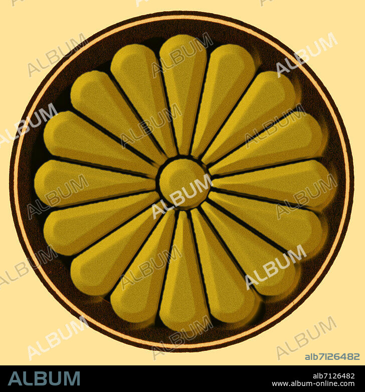 JAPAN the crisantemo, emblema imperial Japanese.