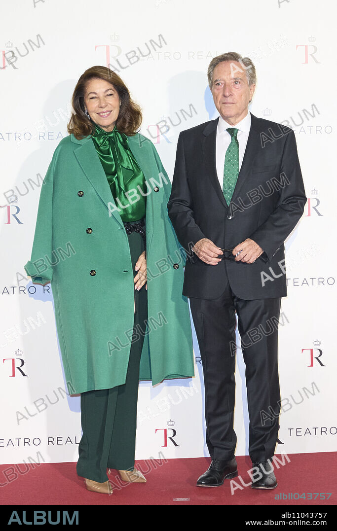 Inaki Gabilondo, Lola Carretero attends Royal Theatre 2022/2023 Season Inauguration at Royal Theatre on October 24, 2022 in Madrid, Spain.