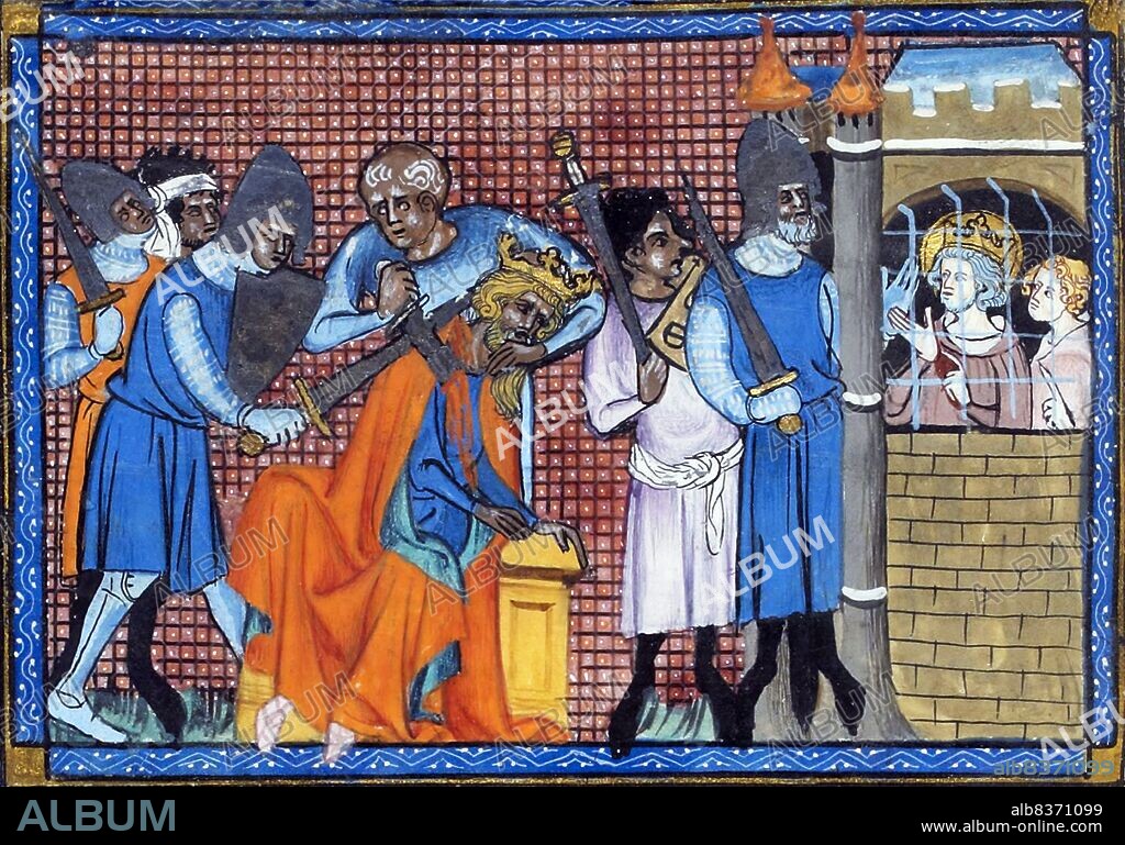 Turanshah, also Turan Shah (? 2 May 1250), (epithet: al-Malik al-Muazzam Ghayath al-Din Turanshah) was a Kurdish ruler of Egypt, a son of Sultan As-Salih Ayyub. A member of Ayyubid Dynasty, he became Sultan of Egypt for a brief period in 124950.<br/><br/>. On 28 Muharram 648 / 2 May 1250, Turanshah gave a great banquet. At the end of the feast, Baibars and a group of Mamluk soldiers rushed in and tried to kill him. Turanshah was injured, as apparently a sword blow had split his hand open. Wounded, he managed to escape to a tower next to the Nile River. The Mamluks pursued him and set the tower on fire. He was forced down by the flames tried to run for the river, but was struck in the ribs by a spear.<br/><br/>. He fled into the river, trailing the spear. His pursuers stood on the banks and shot at him with arrows, even as he begged for his life, offering to abdicate. Unable to kill him from the shore, Baibars himself waded out into the water and hacked the Sultan to death.