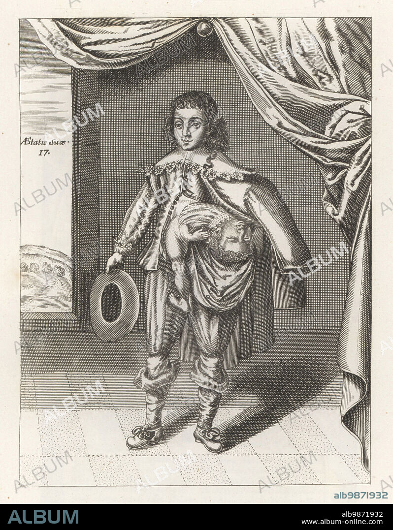 Lazarus and John Baptista Colloredo, parasitic twins from Genoa, exhibited in the Strand, London, in 1637. "A child growing from the side of his brother, in which state they lived until the age of 17." Died after 1646. Youth in cloak, doublet, breeches and boots with hat. Israel. the Twin Brothers. From a broadside advertisement printed by Robert Milbourne. Copperplate engraving from Samuel Woodburns Gallery of Rare Portraits Consisting of Original Plates, George Jones, 102 St Martins Lane, London, 1816.