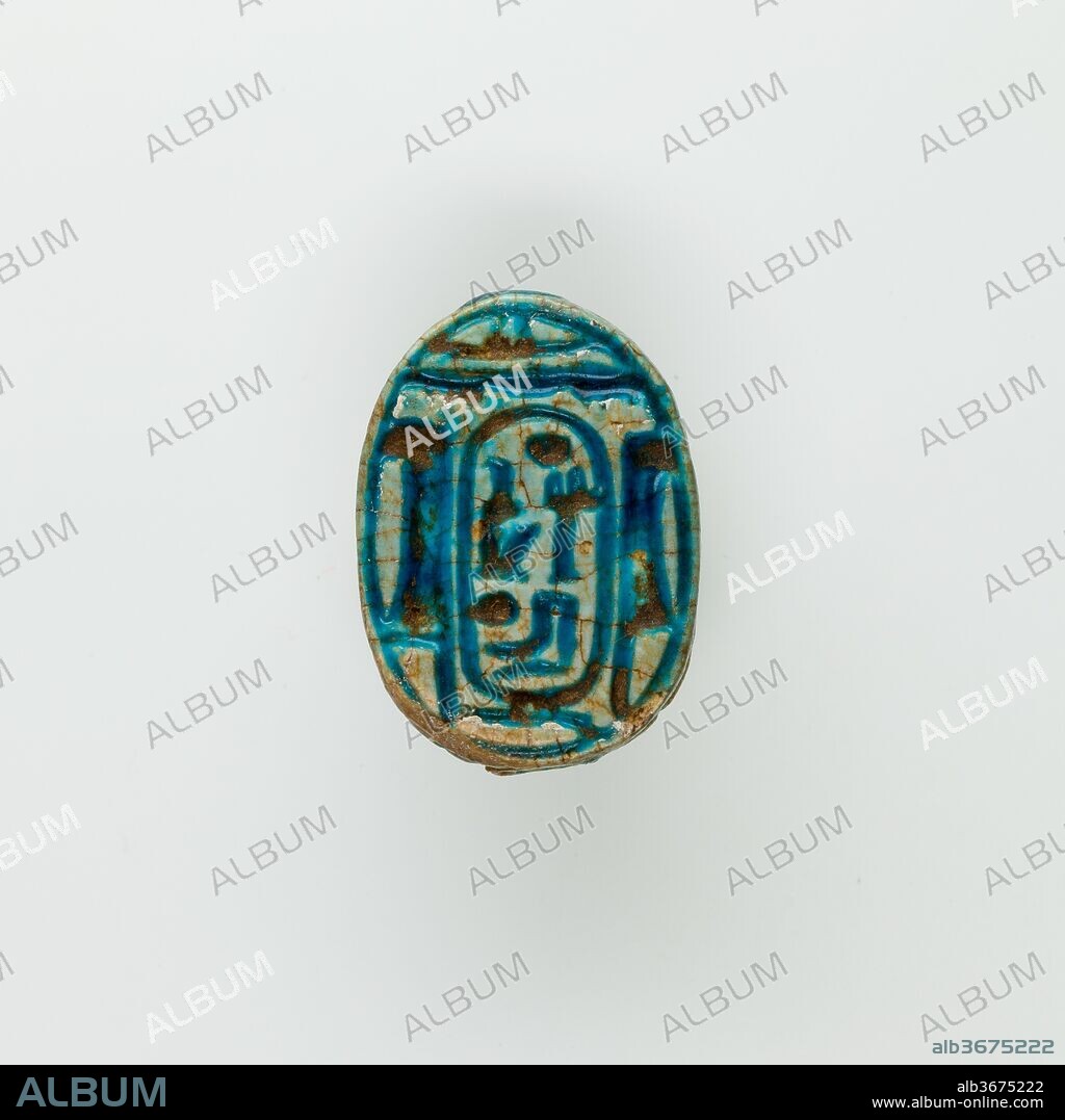 Scarab of Ramesses II. Dimensions: L. 1.9 cm (3/4 in.). Dynasty: Dynasty 19-20. Date: ca. 1295-1070 B.C..