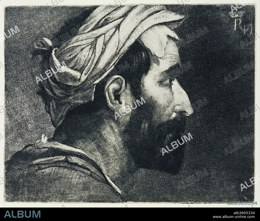 PRINZ RUPRECHT VON DER PFALZ (PRINCE RUPERT OF THE RHINE). The so-called Little Executioner. Mezzotint. Schabkunstblatt. Height: 131 mm (5.15 in); Width: 161.60 mm (6.36 in).
