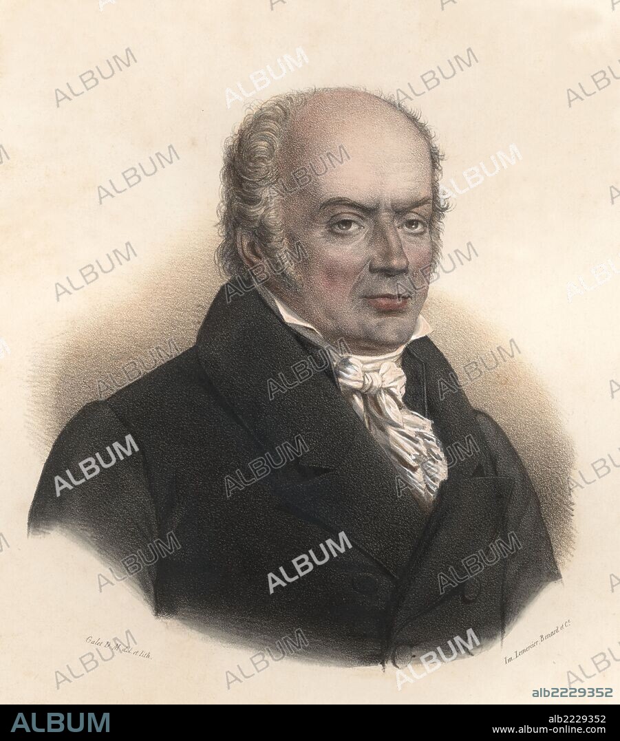 Franz Joseph Gall (1758-1828). Médico alemán, fisiólogo y anatomista, fundador de la frenología. Grabado de 1860.
