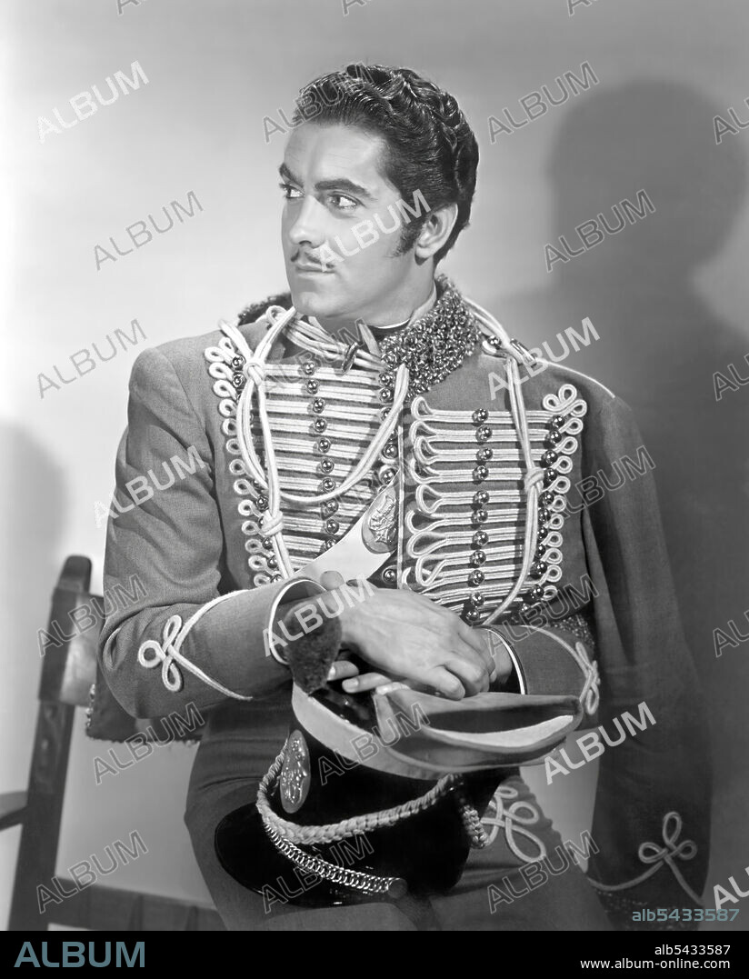 TYRONE POWER dans THE MARK OF ZORRO, 1940, réalisé par ROUBEN MAMOULIAN. Copyright 20TH CENTURY FOX.